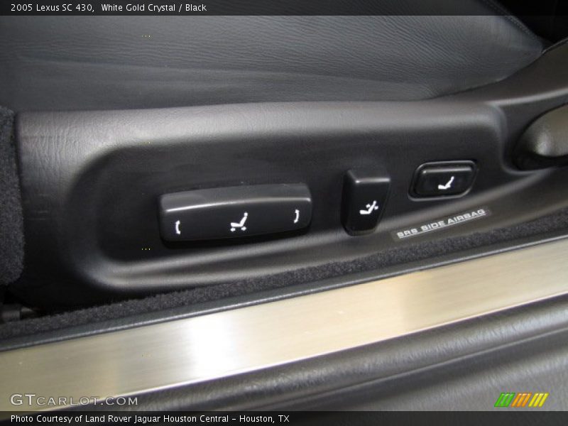 White Gold Crystal / Black 2005 Lexus SC 430