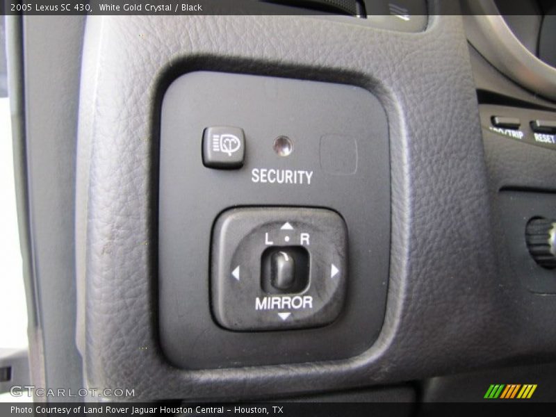 White Gold Crystal / Black 2005 Lexus SC 430