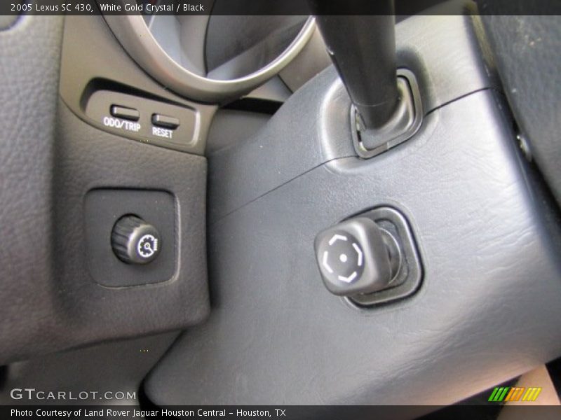 White Gold Crystal / Black 2005 Lexus SC 430