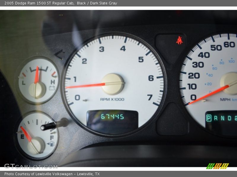Black / Dark Slate Gray 2005 Dodge Ram 1500 ST Regular Cab