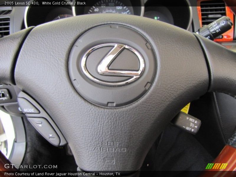 White Gold Crystal / Black 2005 Lexus SC 430