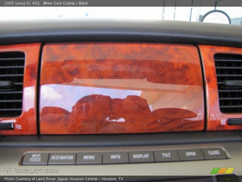 White Gold Crystal / Black 2005 Lexus SC 430