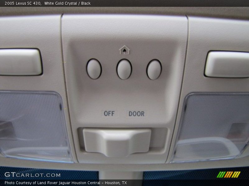 White Gold Crystal / Black 2005 Lexus SC 430