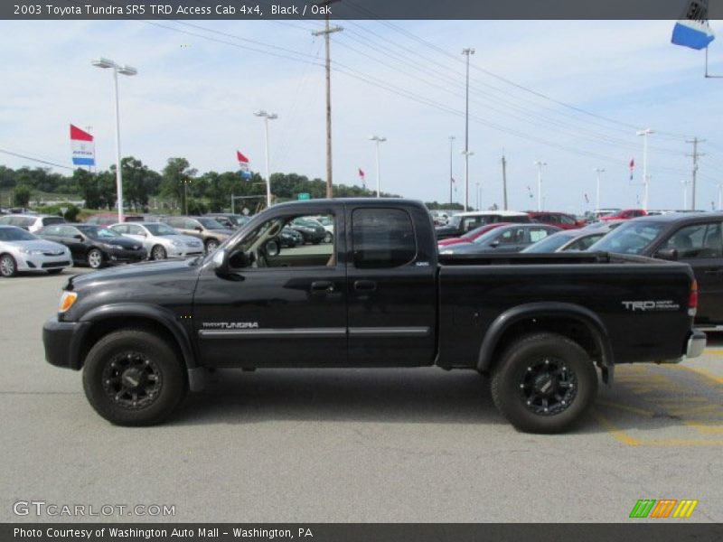 Black / Oak 2003 Toyota Tundra SR5 TRD Access Cab 4x4