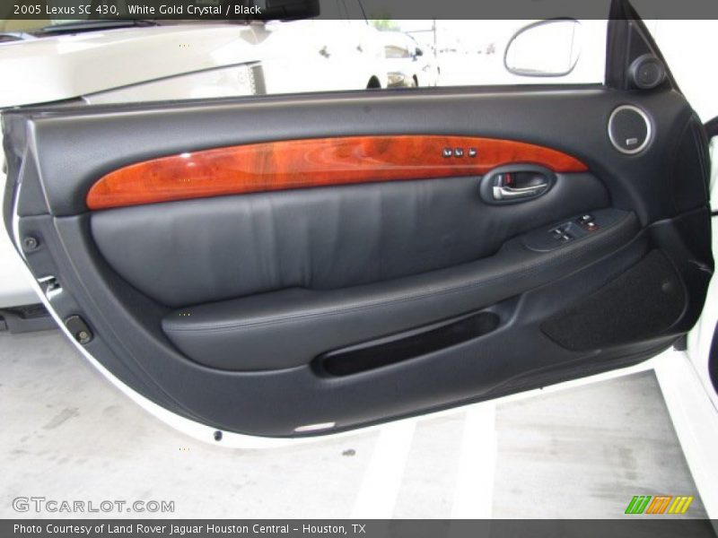 White Gold Crystal / Black 2005 Lexus SC 430