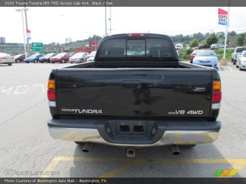 Black / Oak 2003 Toyota Tundra SR5 TRD Access Cab 4x4