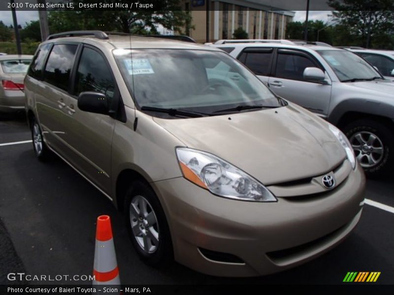 Desert Sand Mica / Taupe 2010 Toyota Sienna LE