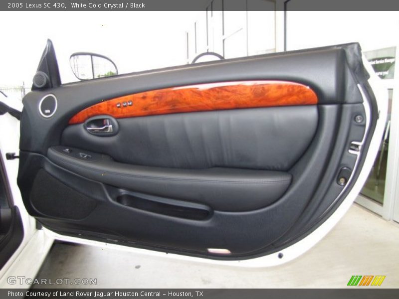 White Gold Crystal / Black 2005 Lexus SC 430