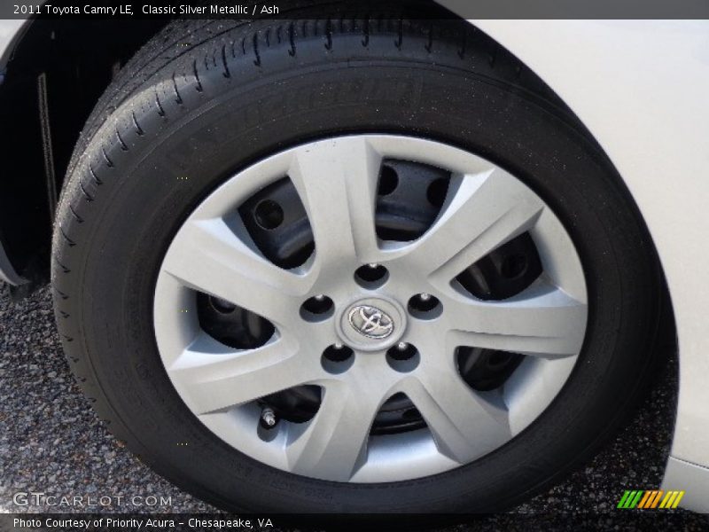 Classic Silver Metallic / Ash 2011 Toyota Camry LE