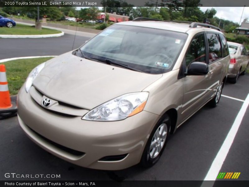 Desert Sand Mica / Taupe 2010 Toyota Sienna LE