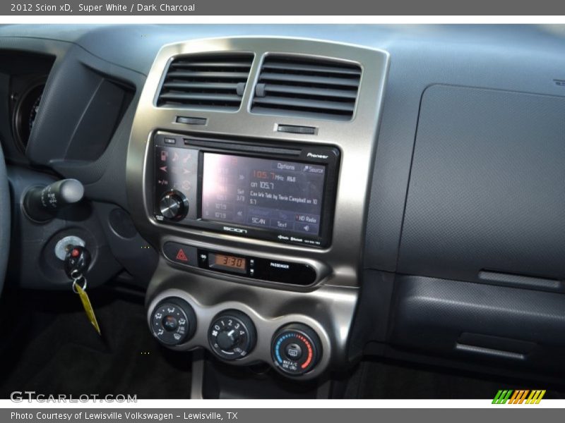 Super White / Dark Charcoal 2012 Scion xD