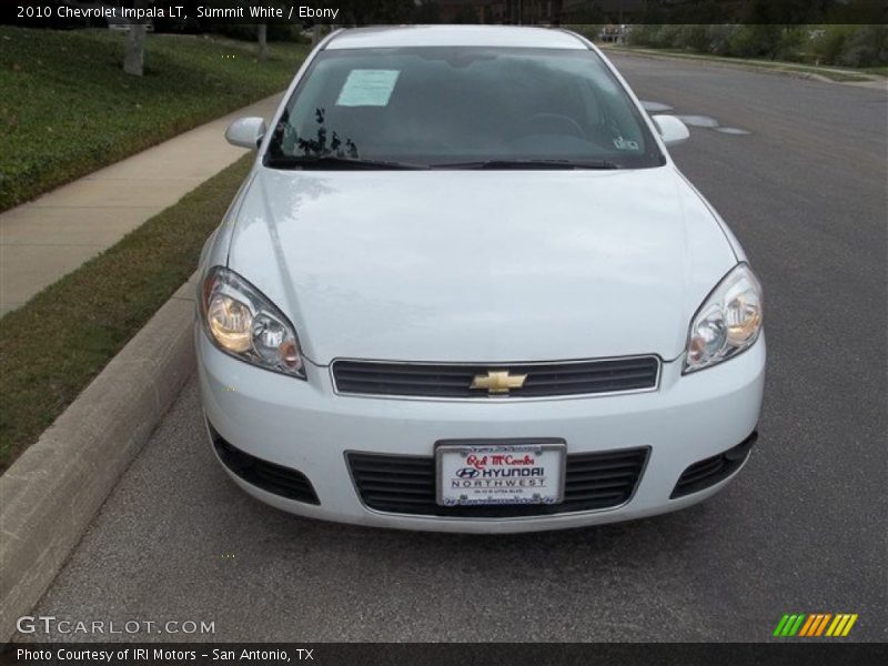 Summit White / Ebony 2010 Chevrolet Impala LT