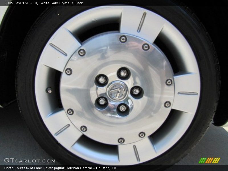 White Gold Crystal / Black 2005 Lexus SC 430