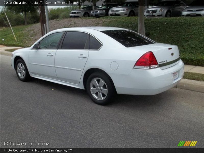 Summit White / Ebony 2010 Chevrolet Impala LT