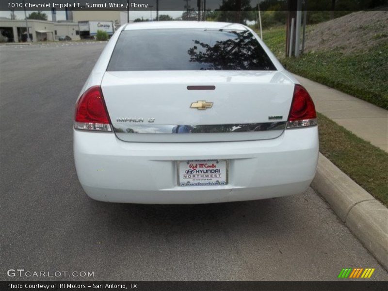 Summit White / Ebony 2010 Chevrolet Impala LT