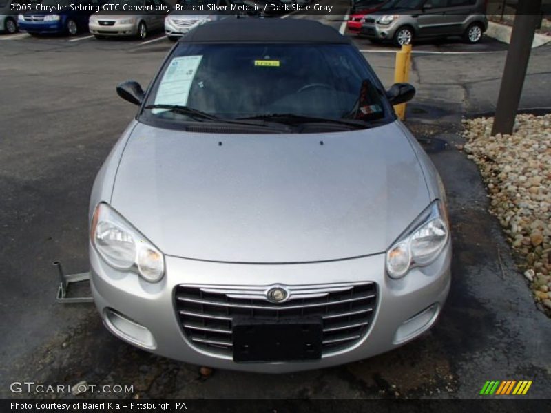 Brilliant Silver Metallic / Dark Slate Gray 2005 Chrysler Sebring GTC Convertible