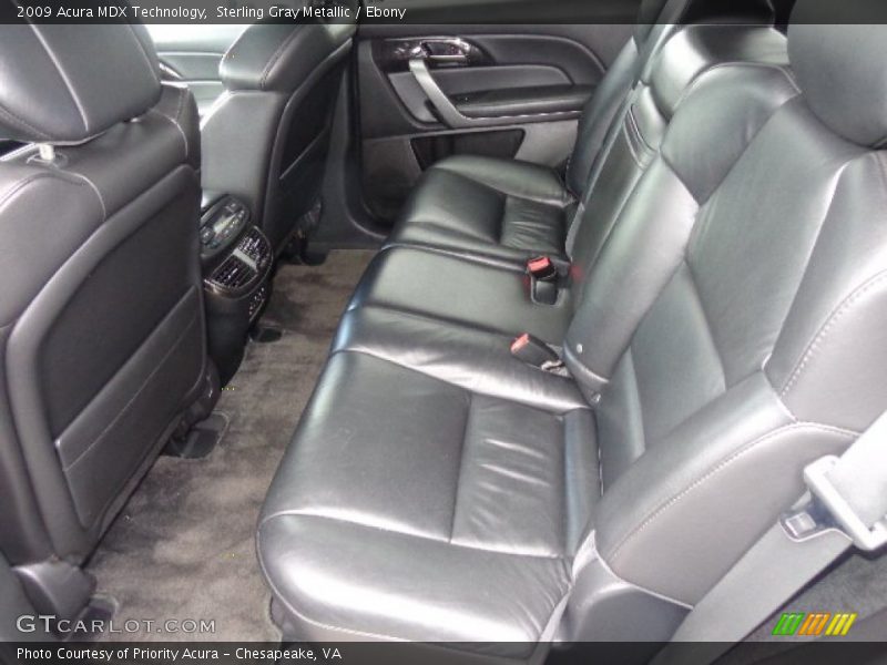 Sterling Gray Metallic / Ebony 2009 Acura MDX Technology