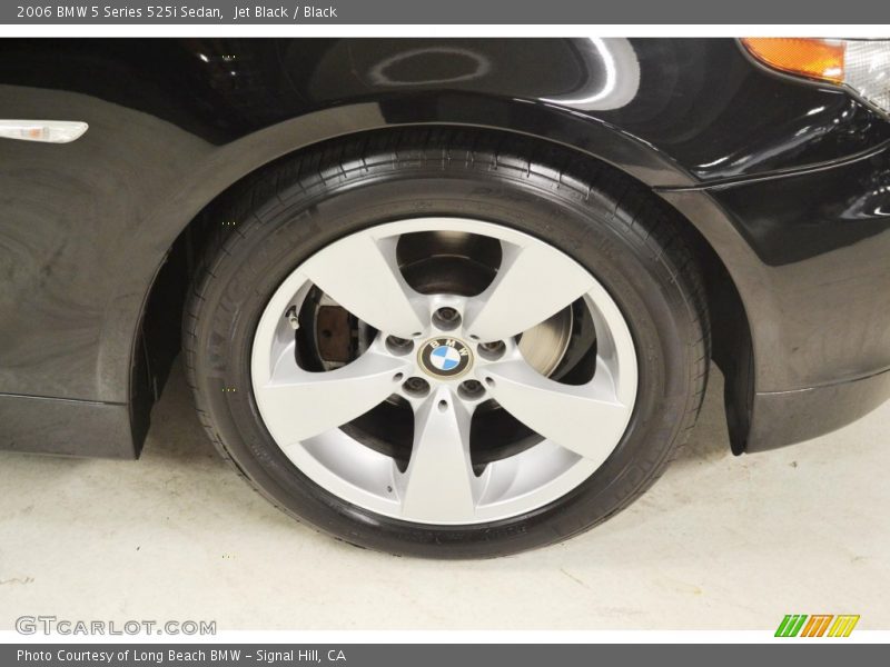 Jet Black / Black 2006 BMW 5 Series 525i Sedan