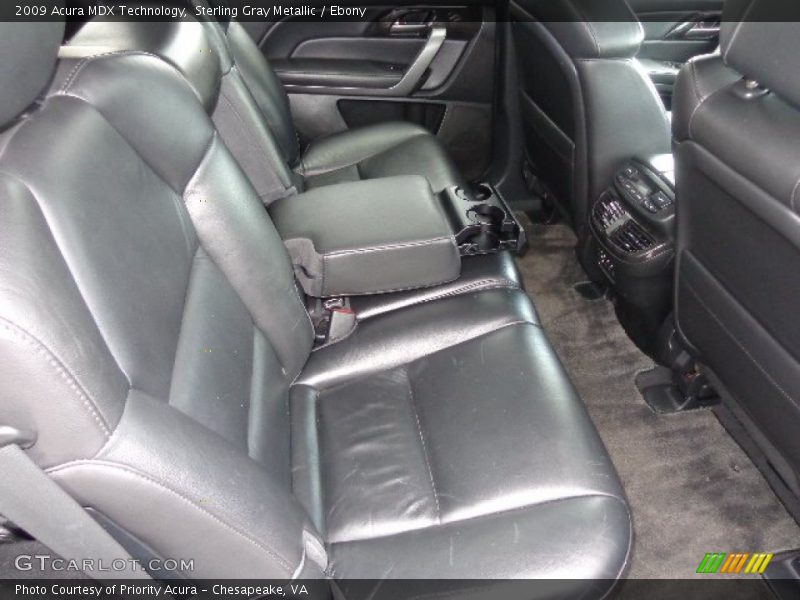 Sterling Gray Metallic / Ebony 2009 Acura MDX Technology
