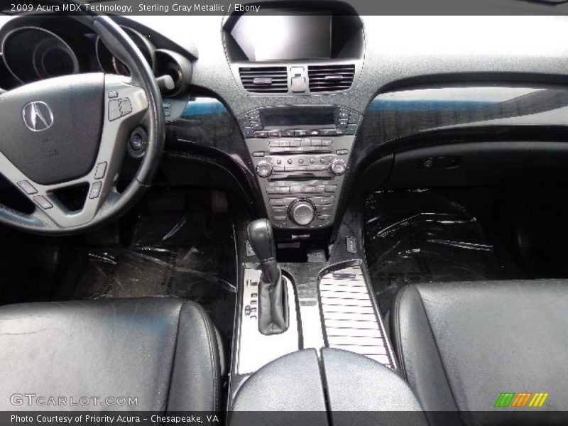 Sterling Gray Metallic / Ebony 2009 Acura MDX Technology
