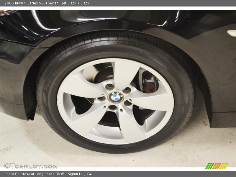 Jet Black / Black 2006 BMW 5 Series 525i Sedan