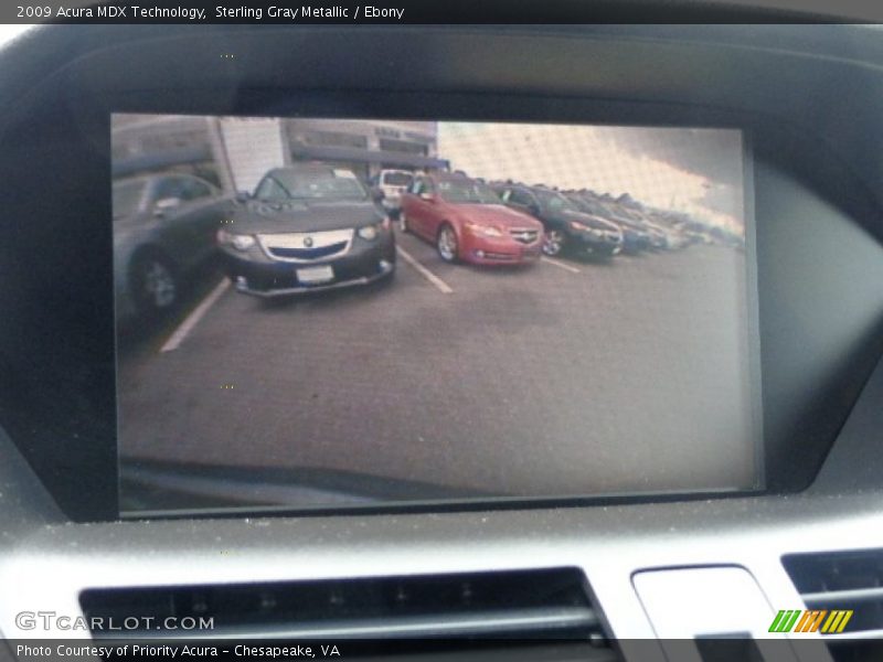 Sterling Gray Metallic / Ebony 2009 Acura MDX Technology