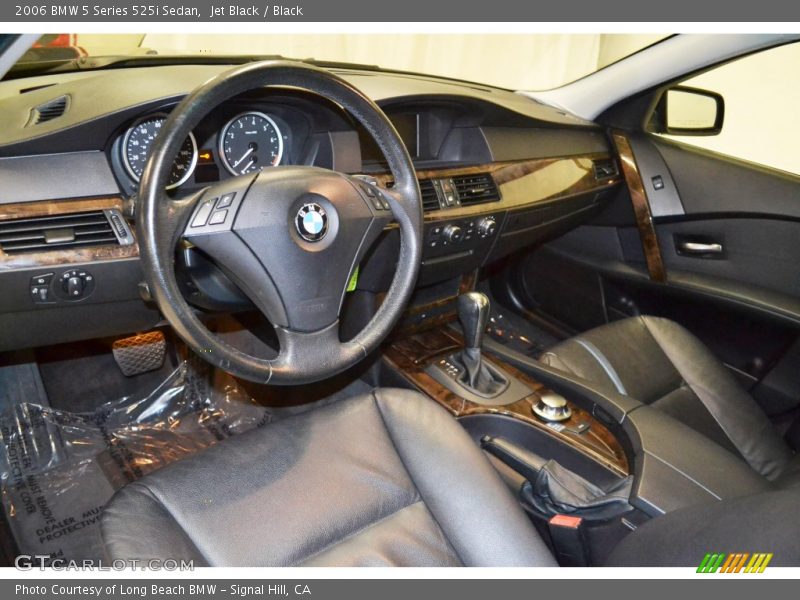 Jet Black / Black 2006 BMW 5 Series 525i Sedan