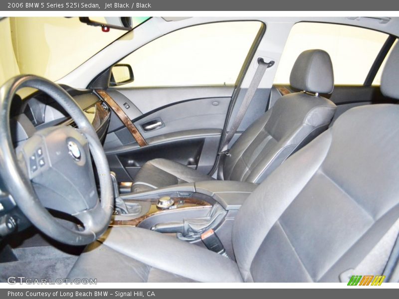 Jet Black / Black 2006 BMW 5 Series 525i Sedan