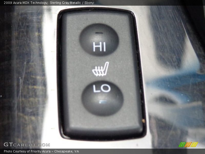 Sterling Gray Metallic / Ebony 2009 Acura MDX Technology