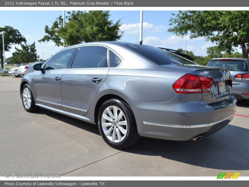 Platinum Gray Metallic / Titan Black 2012 Volkswagen Passat 2.5L SEL