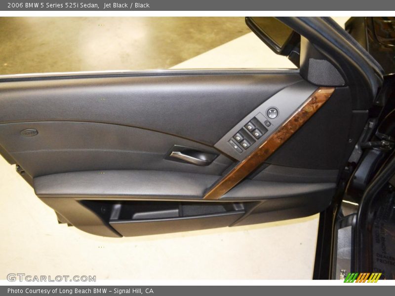 Jet Black / Black 2006 BMW 5 Series 525i Sedan