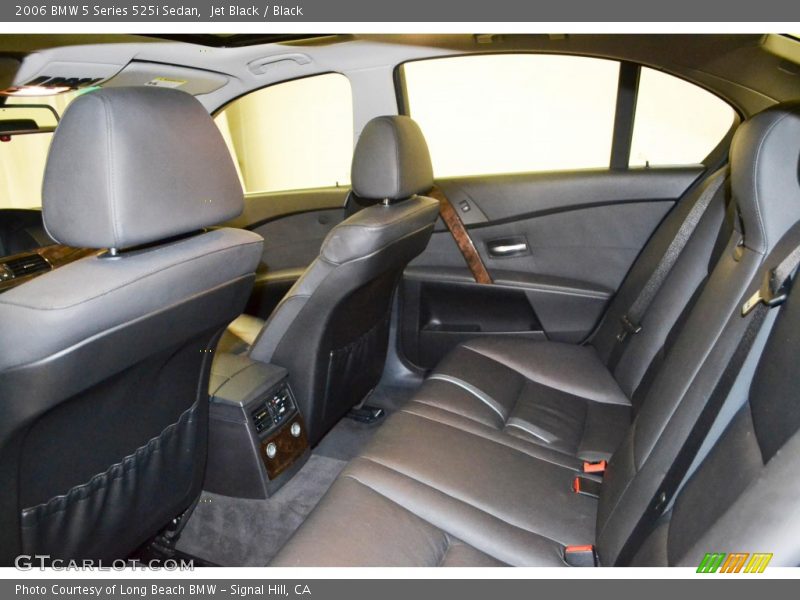 Jet Black / Black 2006 BMW 5 Series 525i Sedan