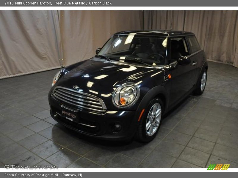 Reef Blue Metallic / Carbon Black 2013 Mini Cooper Hardtop