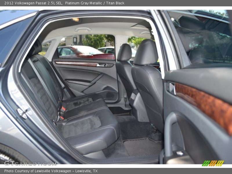 Platinum Gray Metallic / Titan Black 2012 Volkswagen Passat 2.5L SEL