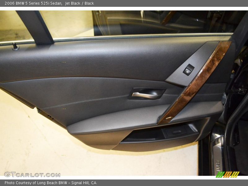 Jet Black / Black 2006 BMW 5 Series 525i Sedan