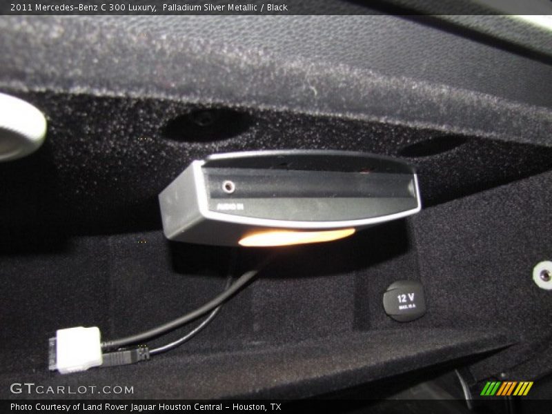 Palladium Silver Metallic / Black 2011 Mercedes-Benz C 300 Luxury