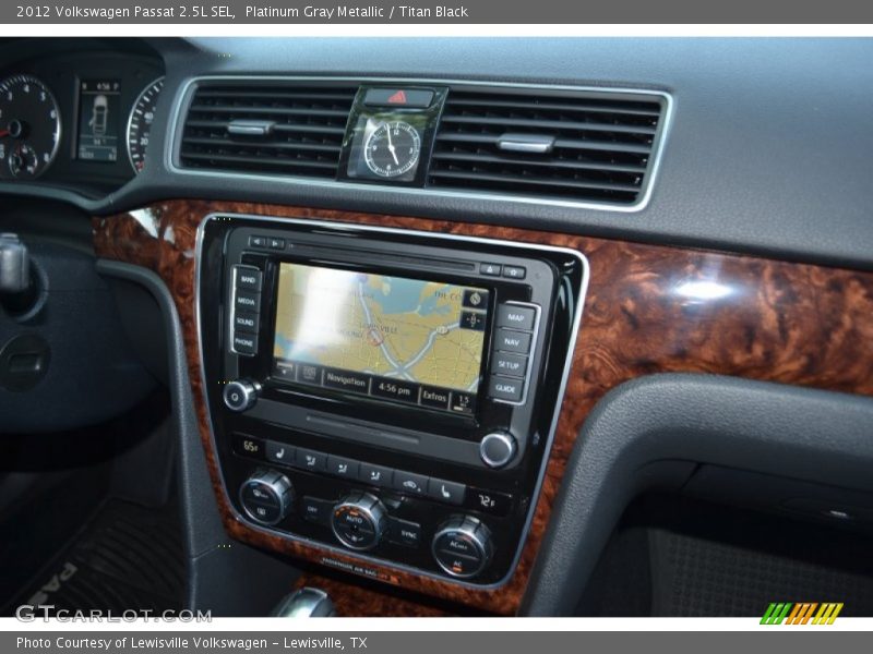 Platinum Gray Metallic / Titan Black 2012 Volkswagen Passat 2.5L SEL