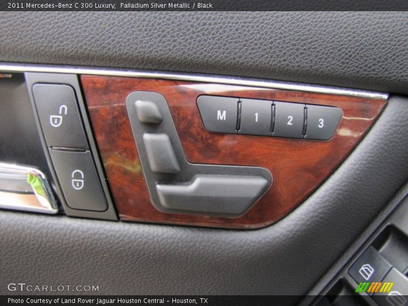 Palladium Silver Metallic / Black 2011 Mercedes-Benz C 300 Luxury