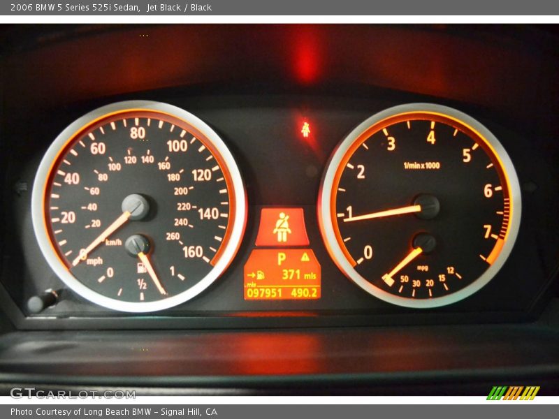 Jet Black / Black 2006 BMW 5 Series 525i Sedan