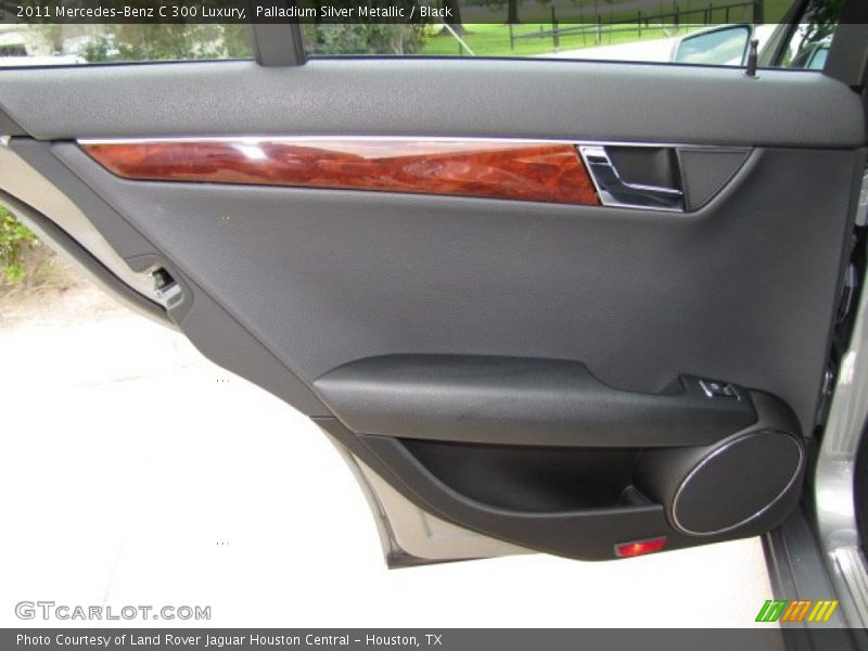 Palladium Silver Metallic / Black 2011 Mercedes-Benz C 300 Luxury