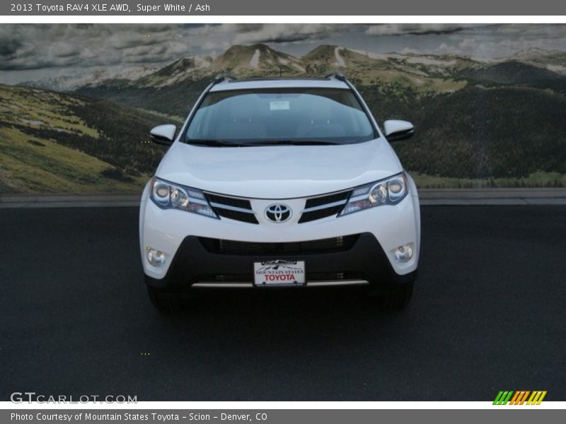 Super White / Ash 2013 Toyota RAV4 XLE AWD