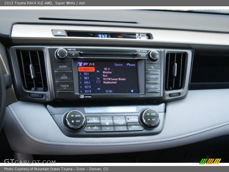 Super White / Ash 2013 Toyota RAV4 XLE AWD