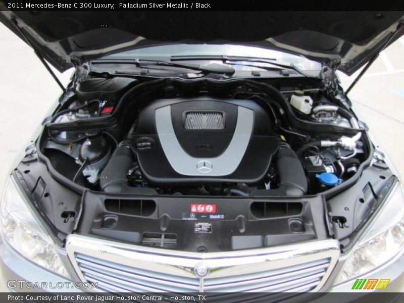 Palladium Silver Metallic / Black 2011 Mercedes-Benz C 300 Luxury