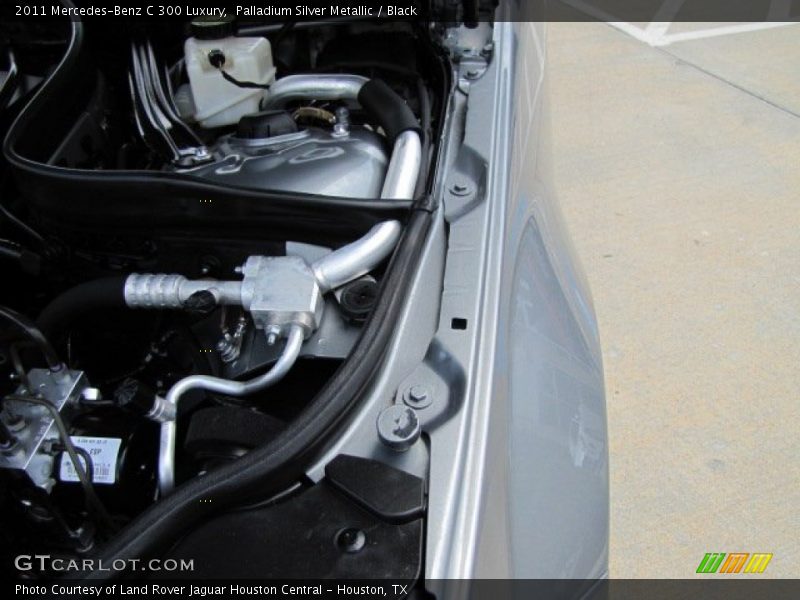 Palladium Silver Metallic / Black 2011 Mercedes-Benz C 300 Luxury