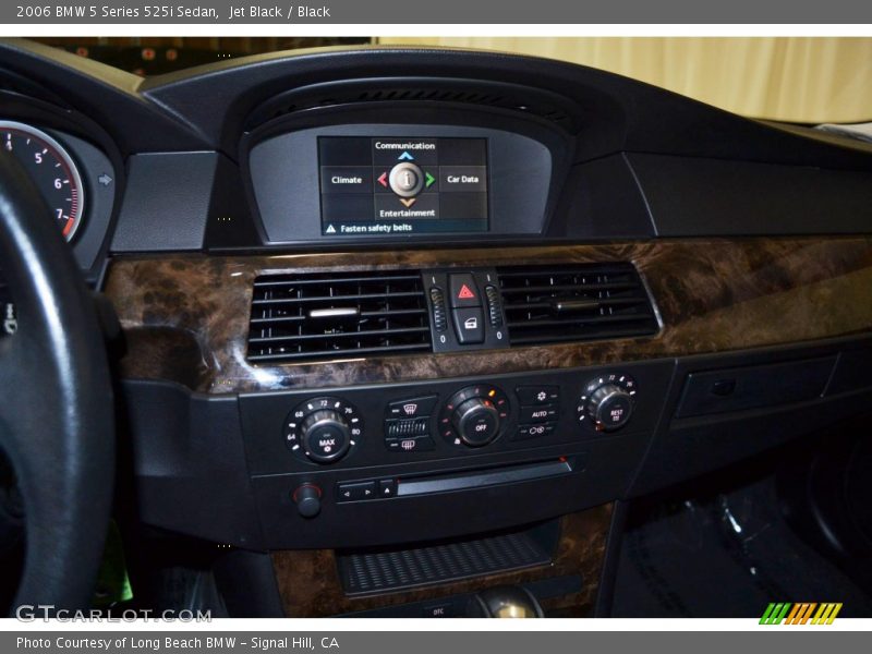 Jet Black / Black 2006 BMW 5 Series 525i Sedan