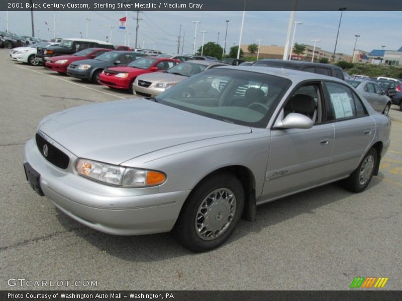 Sterling Silver Metallic / Medium Gray 2001 Buick Century Custom
