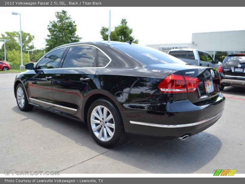 Black / Titan Black 2013 Volkswagen Passat 2.5L SEL