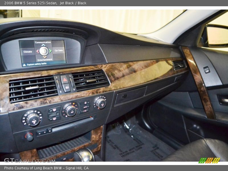 Jet Black / Black 2006 BMW 5 Series 525i Sedan