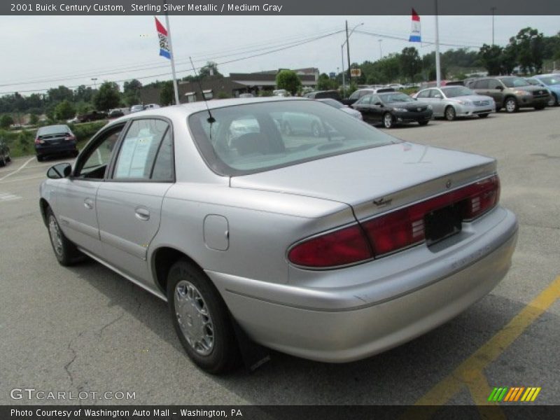 Sterling Silver Metallic / Medium Gray 2001 Buick Century Custom