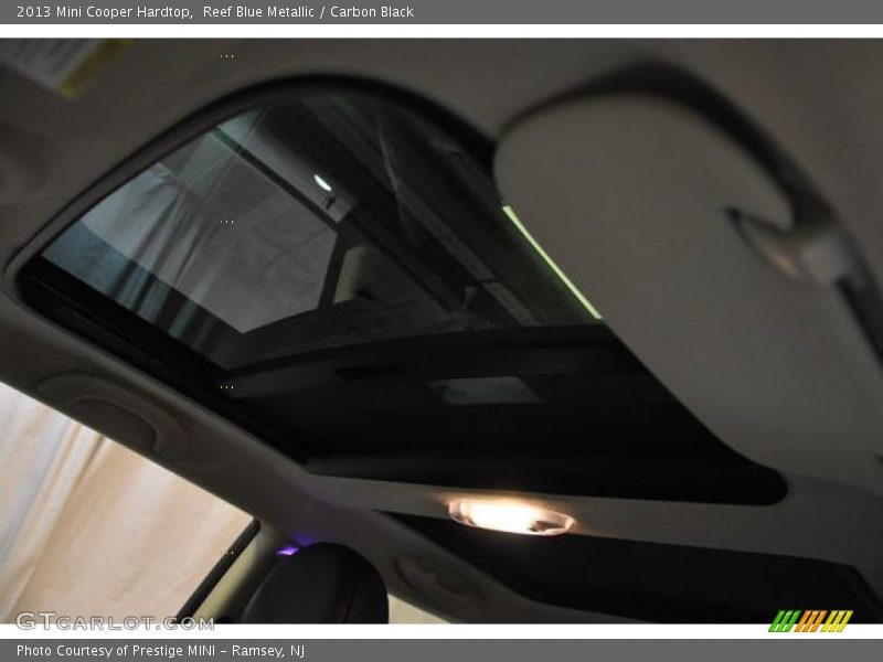 Reef Blue Metallic / Carbon Black 2013 Mini Cooper Hardtop
